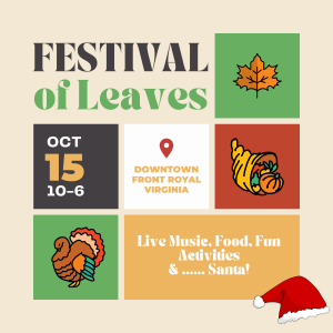Reminder- Festival of Leaves!
